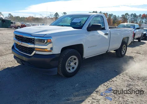 2016 Chevrolet Silverado 1500 Wt из США, поврежденный, VIN 1GCNCNEH3GZ393586